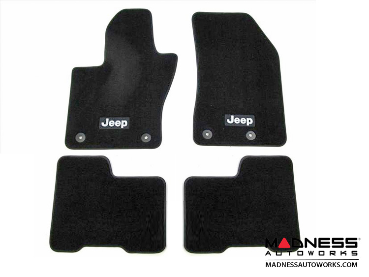 Jeep Renegade Floor Mats - Set of 4 (Front & Rear) - Black